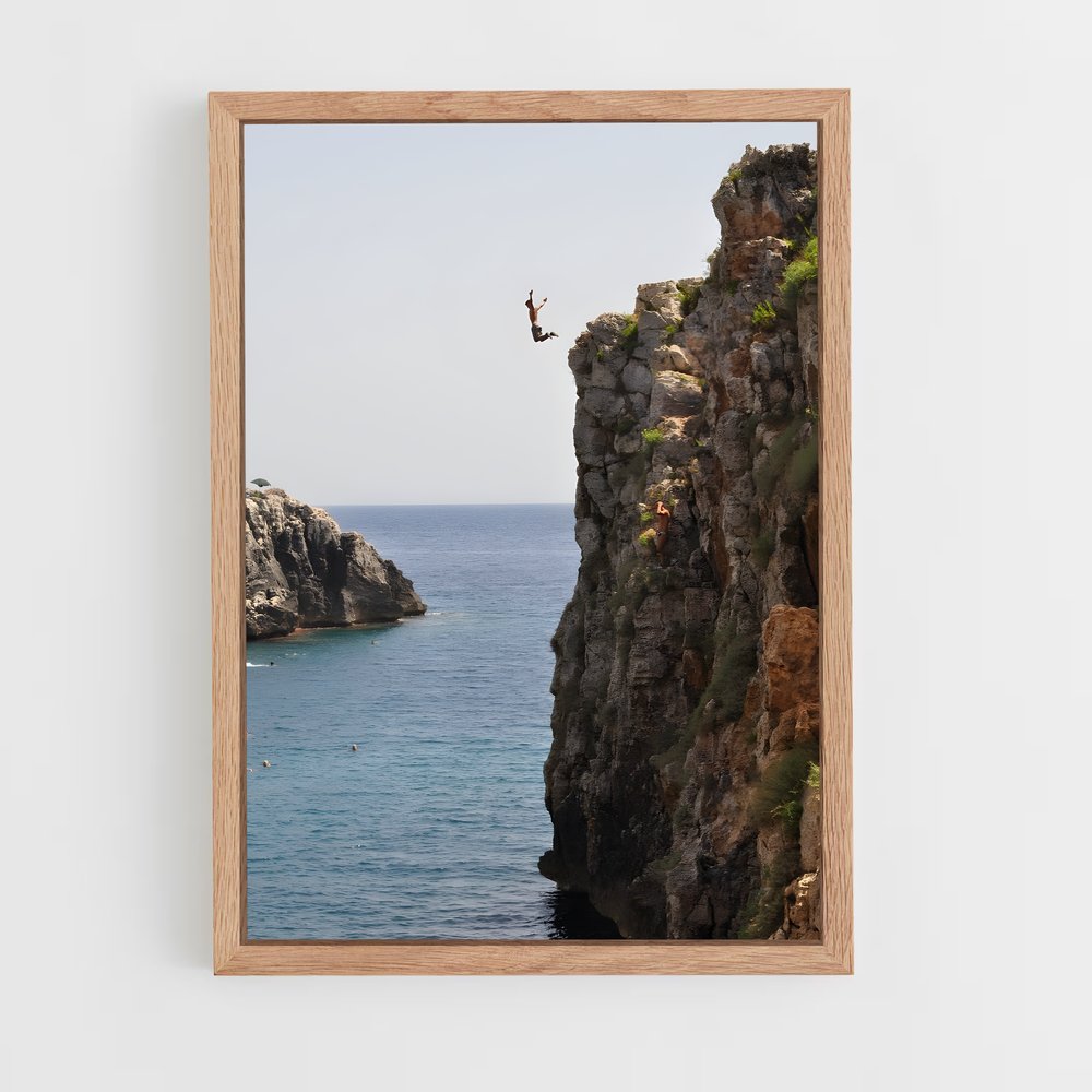 Poster L'Ascension Aquatique – affiche Plongeon de falaise (vue 4)